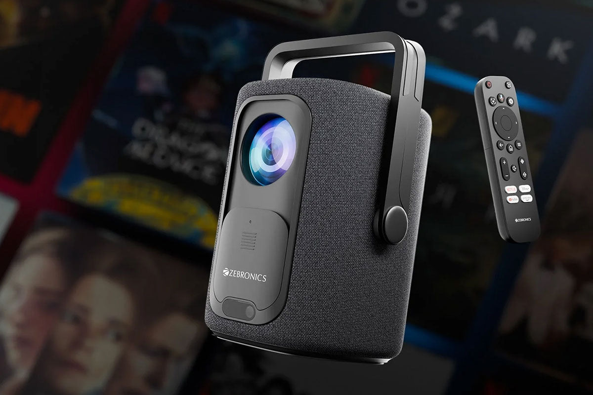 Zebronics Launches ZEB-PixaPlay 77G Smart Projector with Google TV, Redefining Home Entertainment