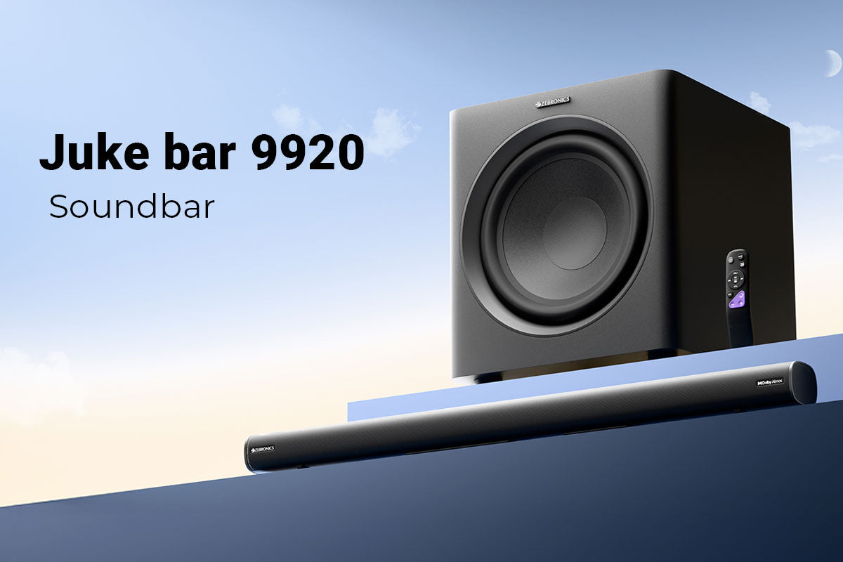 Zebronics introduces 900W Juke Bar 9920 Soundbar with Dolby Atmos