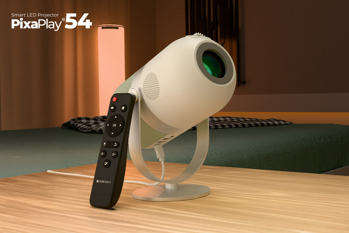 Zebronics launches a new Smart LED Projector – the Zeb PixaPlay 54: Cinema-Quality at Home