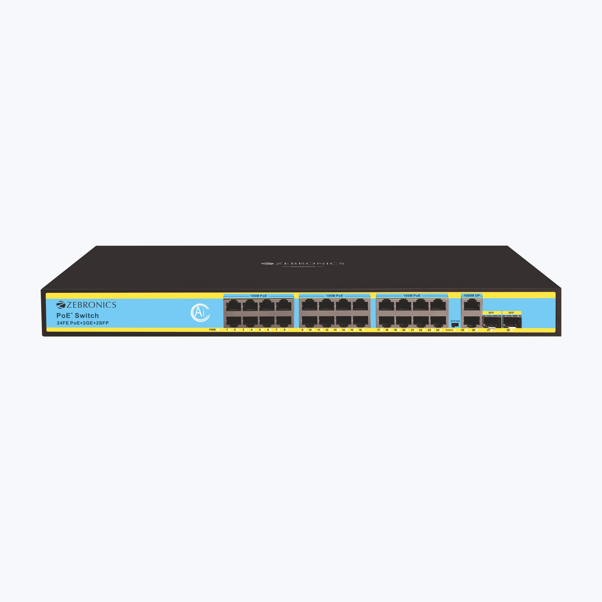 Zeb 24PM2UG2UF 300 - 24 Port POE Switch