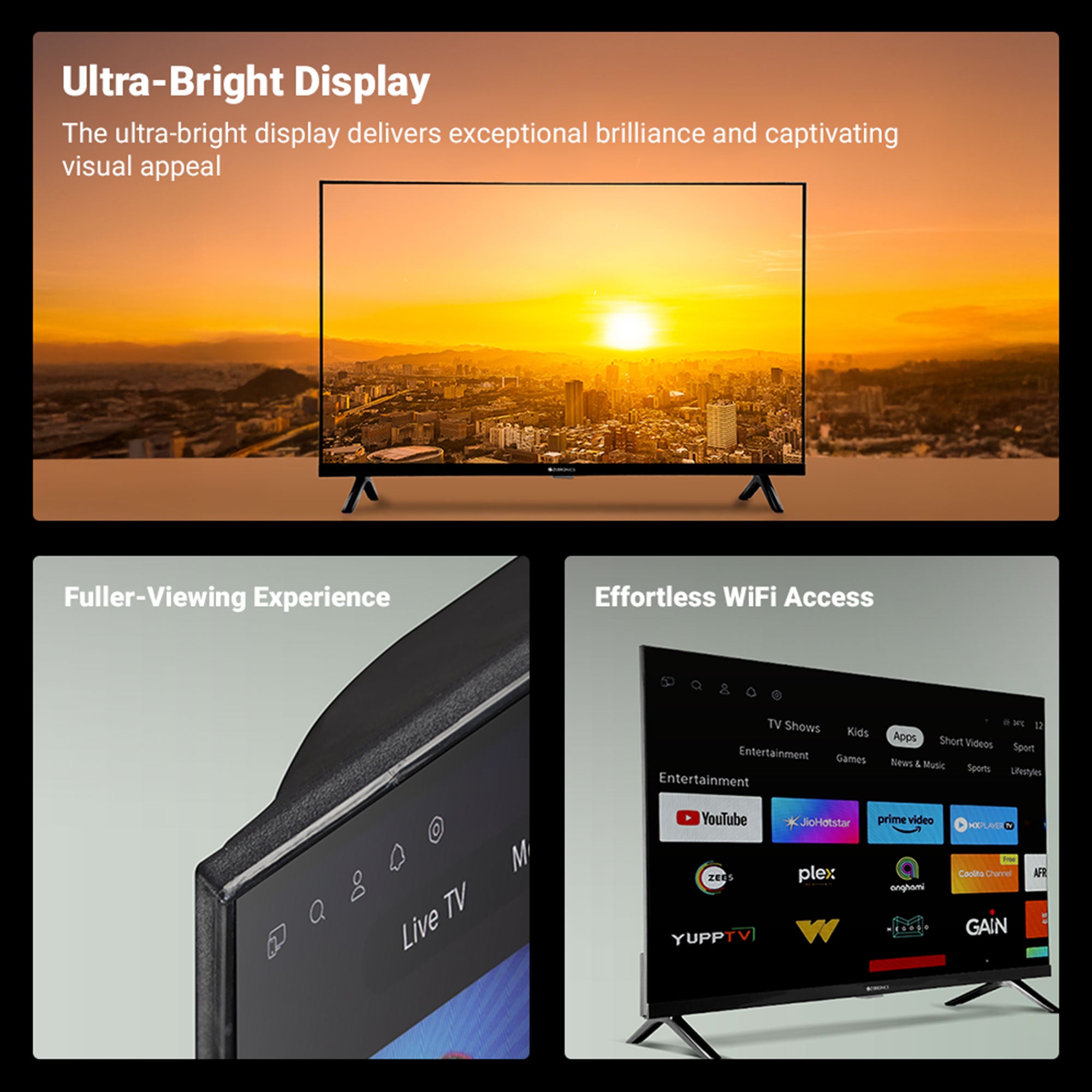 Zebronics - Zeb 32P4 - LED TV