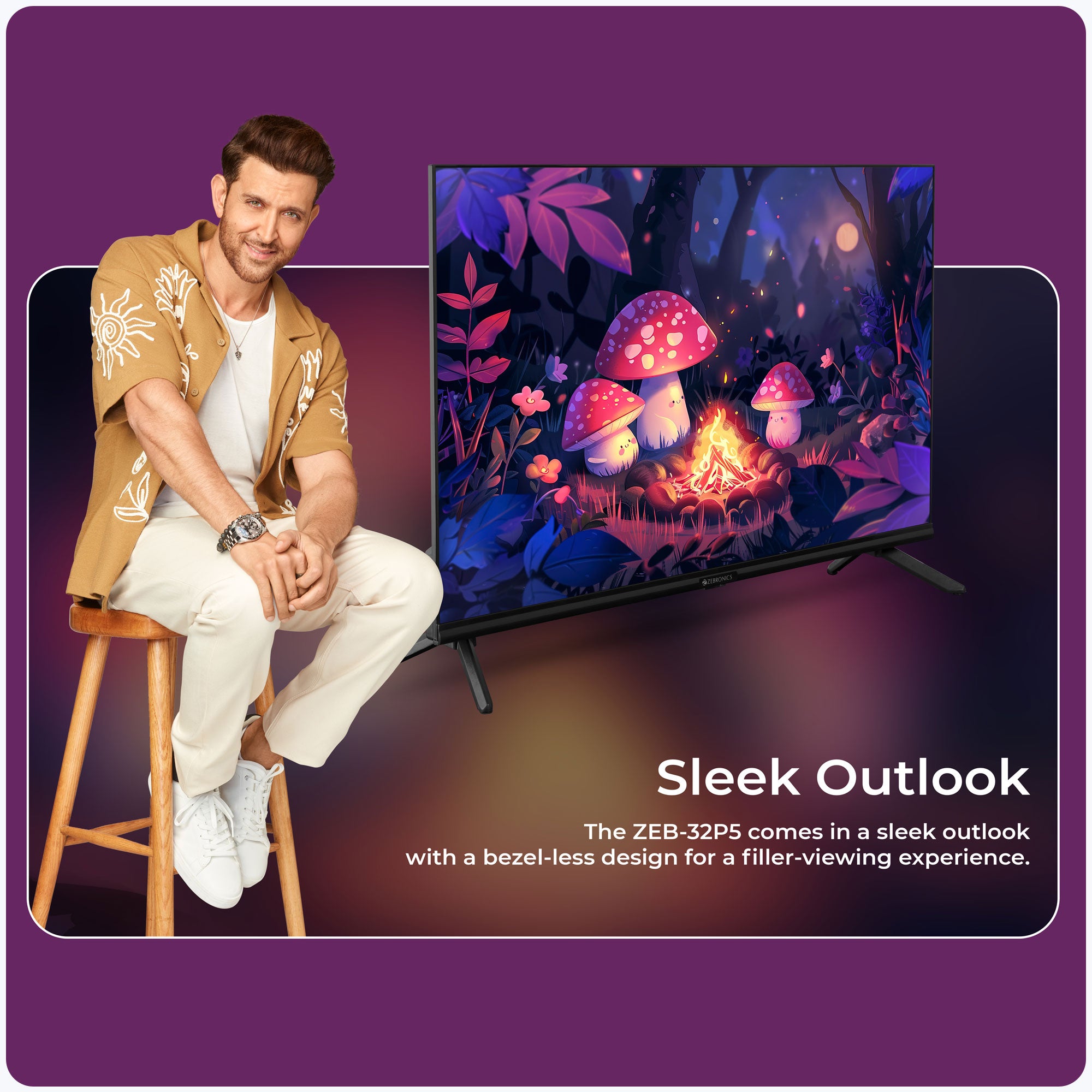 Zebronics - Zeb 32P5 - Smart LED TV