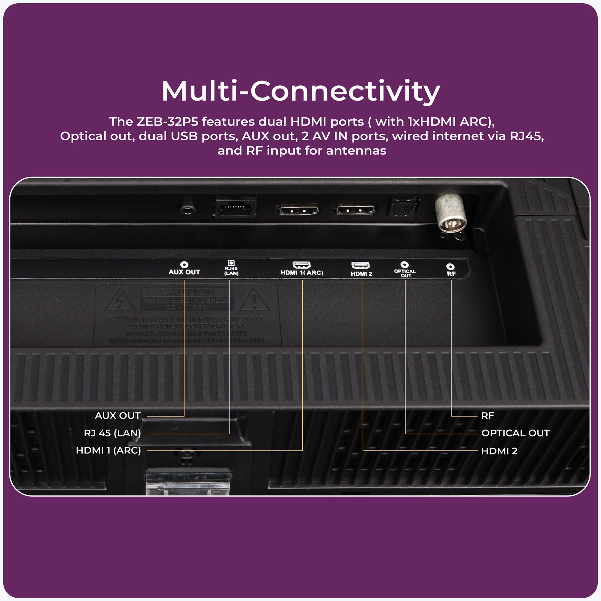 Zebronics - Zeb 32P5 - Smart LED TV