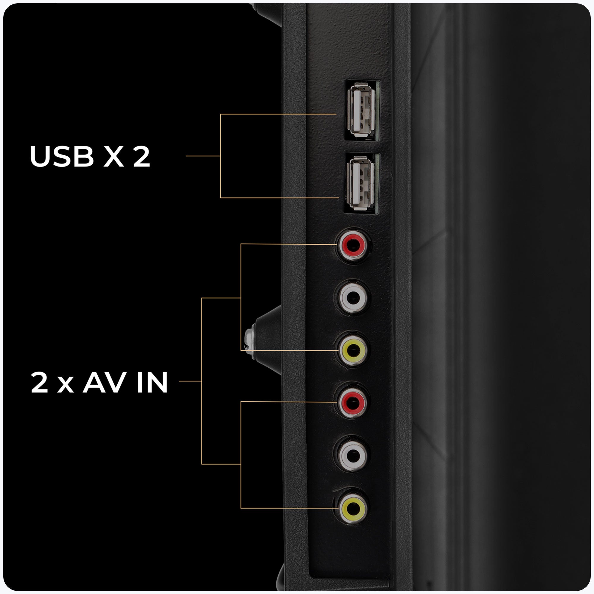 Zebronics - Zeb 32P5 - Smart LED TV - Input Ports