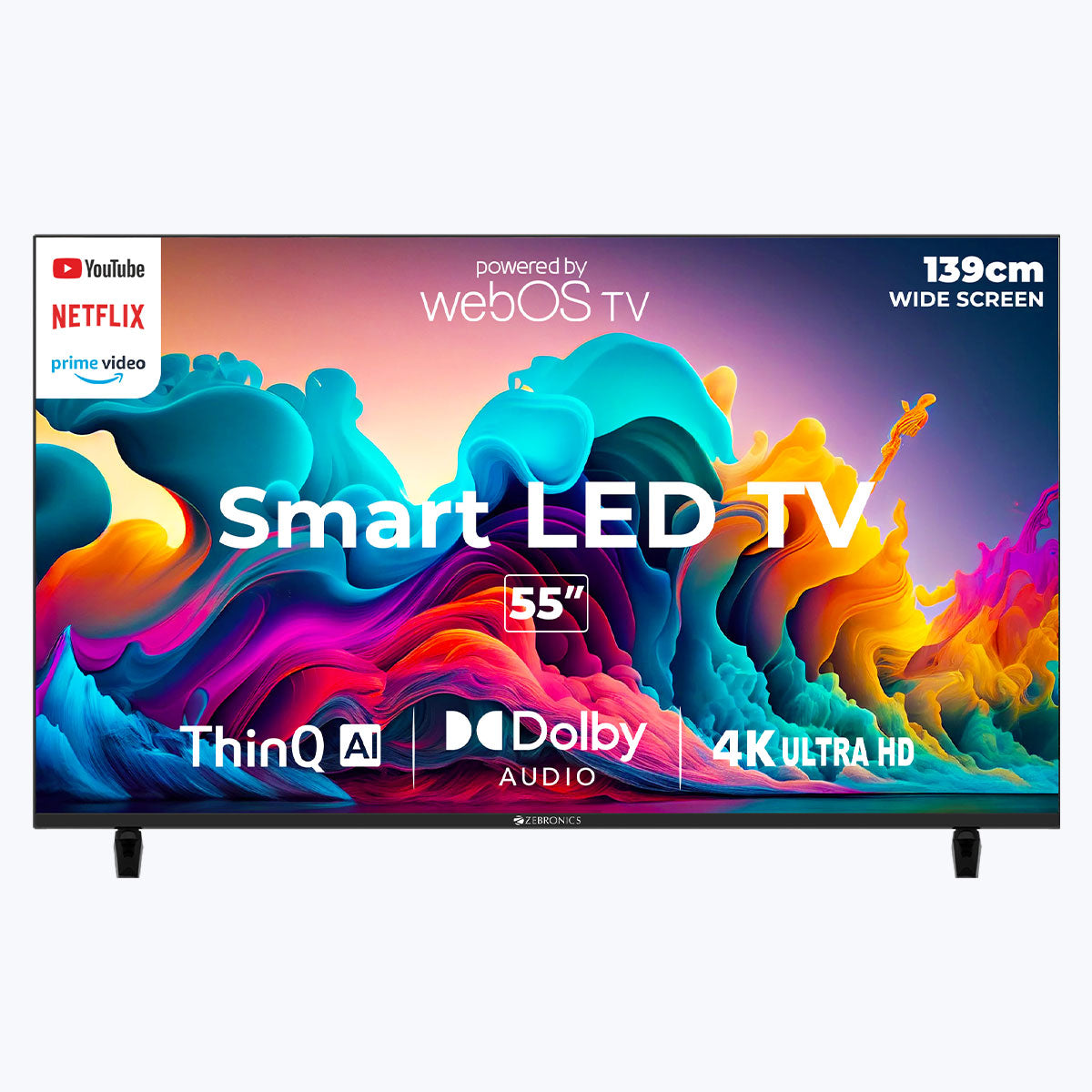 Zebronics 55W2 - Smart LED TV