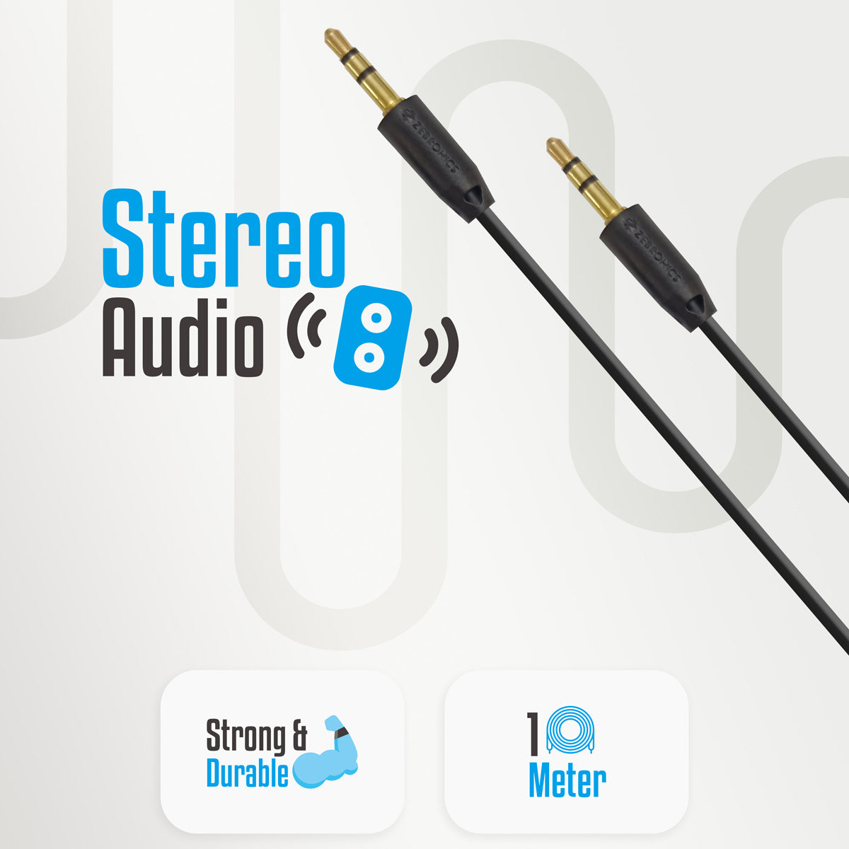 Zeb-ASC100 - AUX Cable - Zebronics