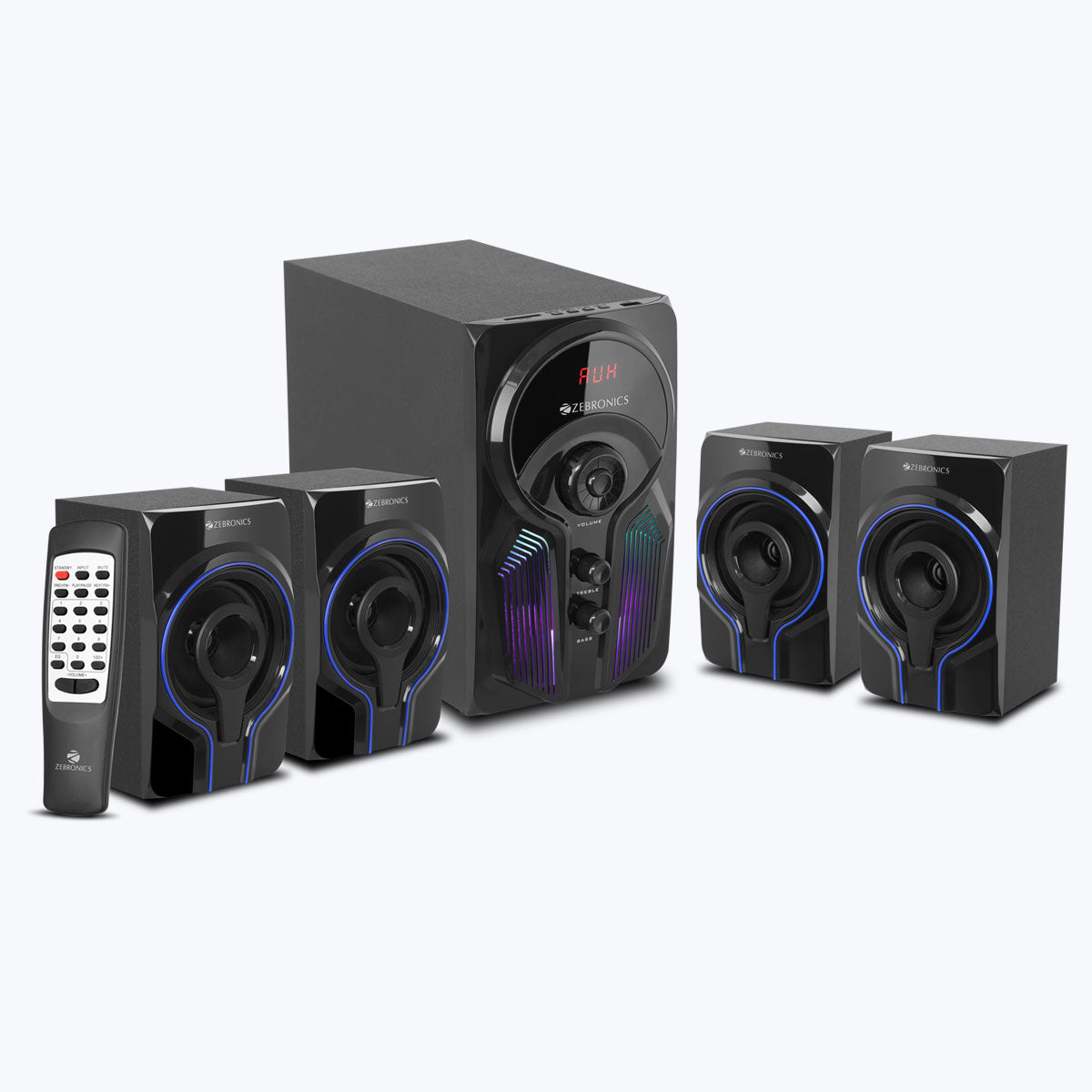 Zebronics BT6666RUCF 4.1 Multimedia Speakers