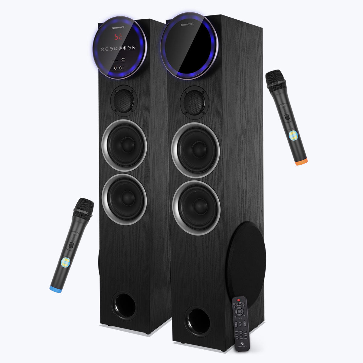 Zeb-BTM9800RUCF - Tower Speaker - Zebronics - product left view