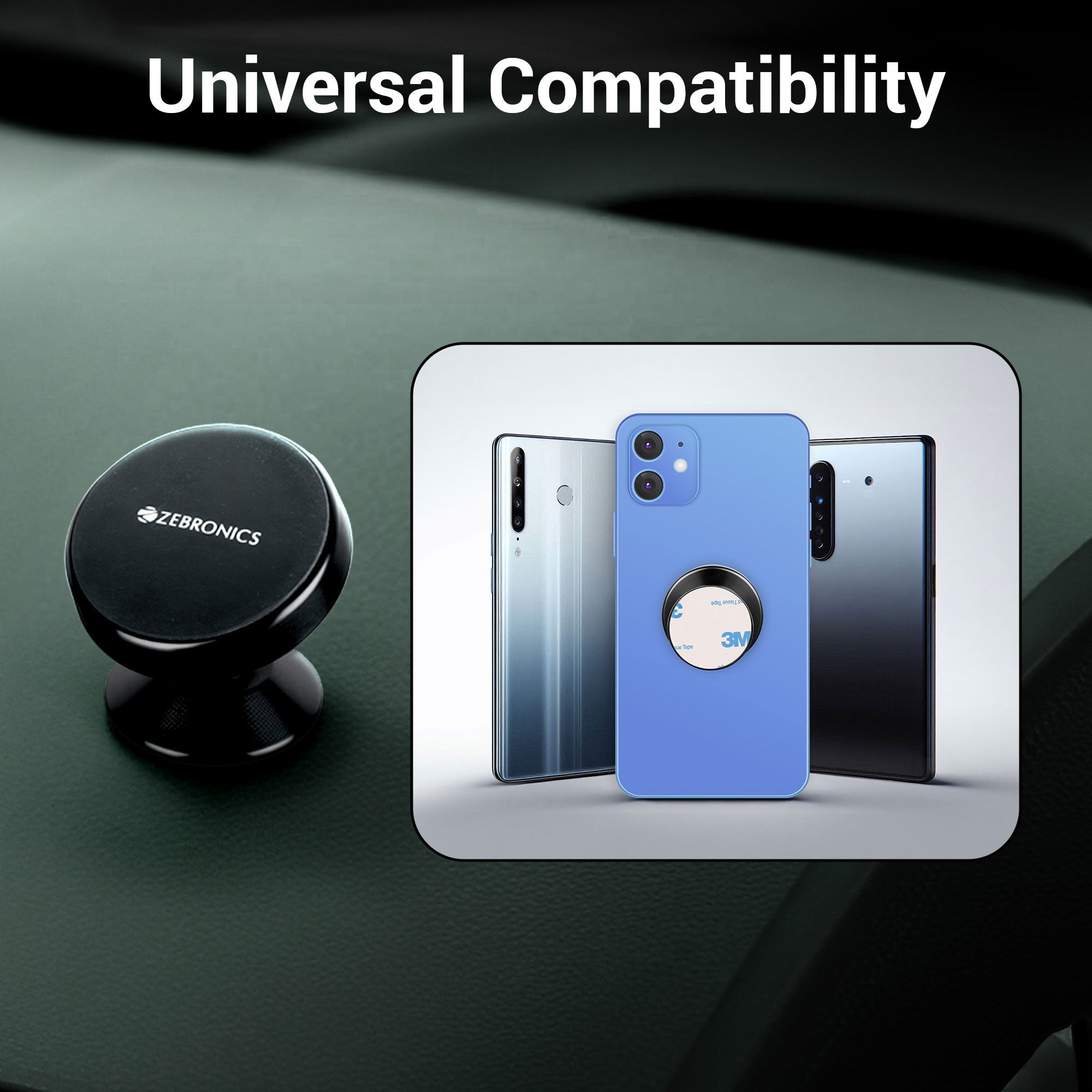 Zebronics - Zeb-CMH50 - Car mobile holder