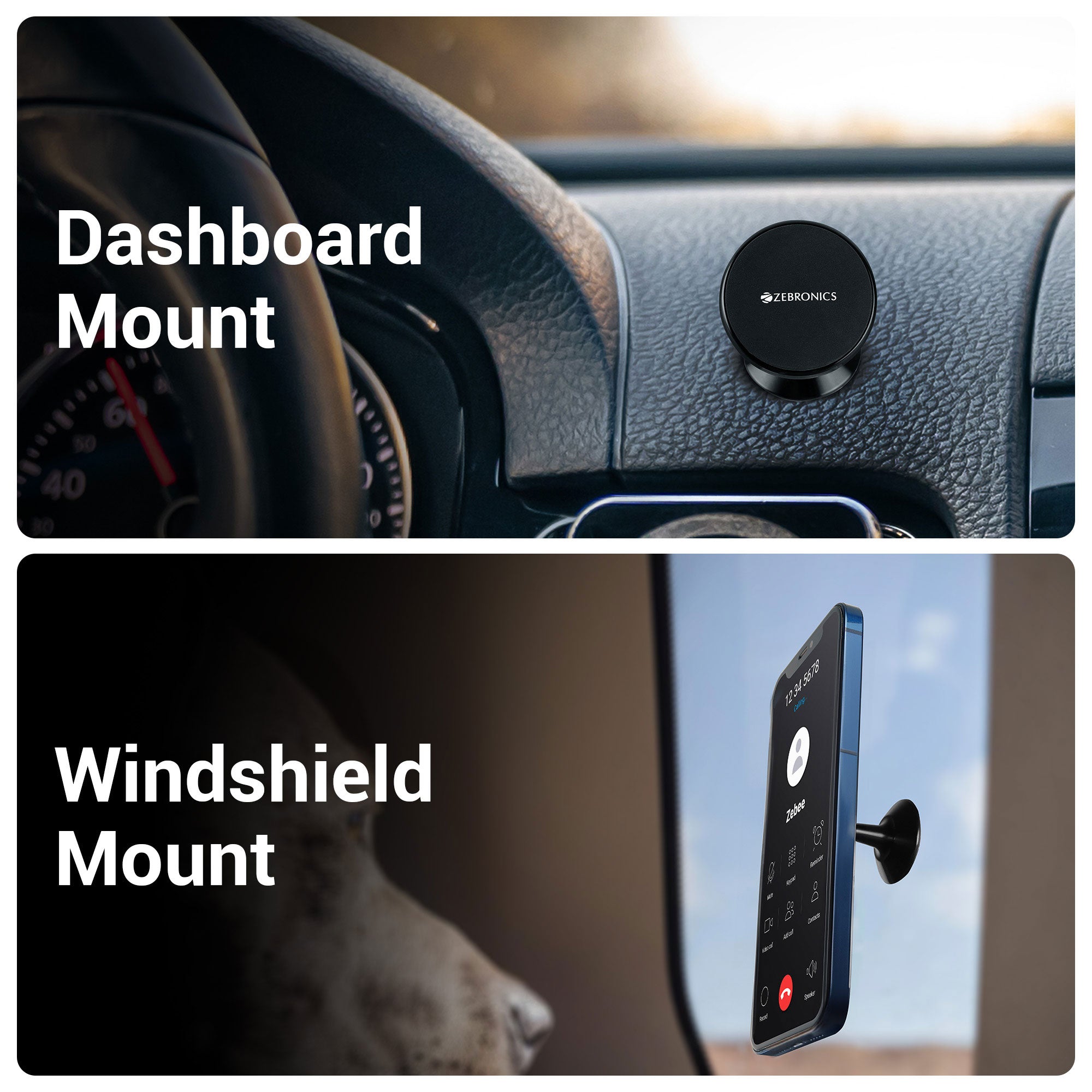 Zebronics - Zeb-CMH50 - Car mobile holder