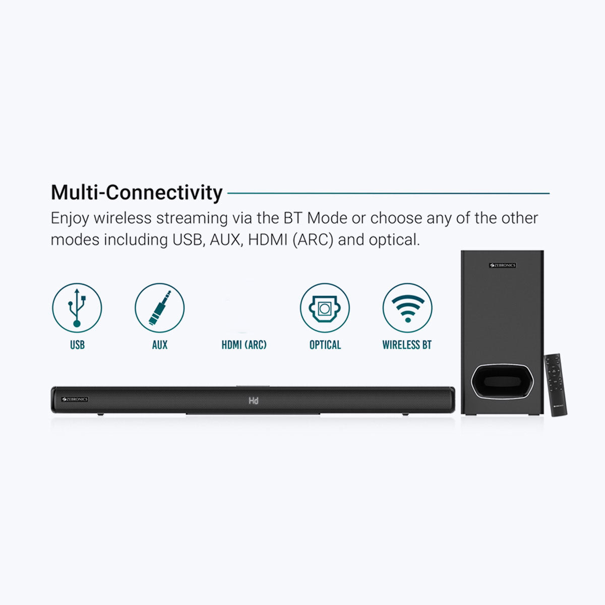 Zeb-Juke Bar 9000-Pro Dolby - Soundbar - Zebronics