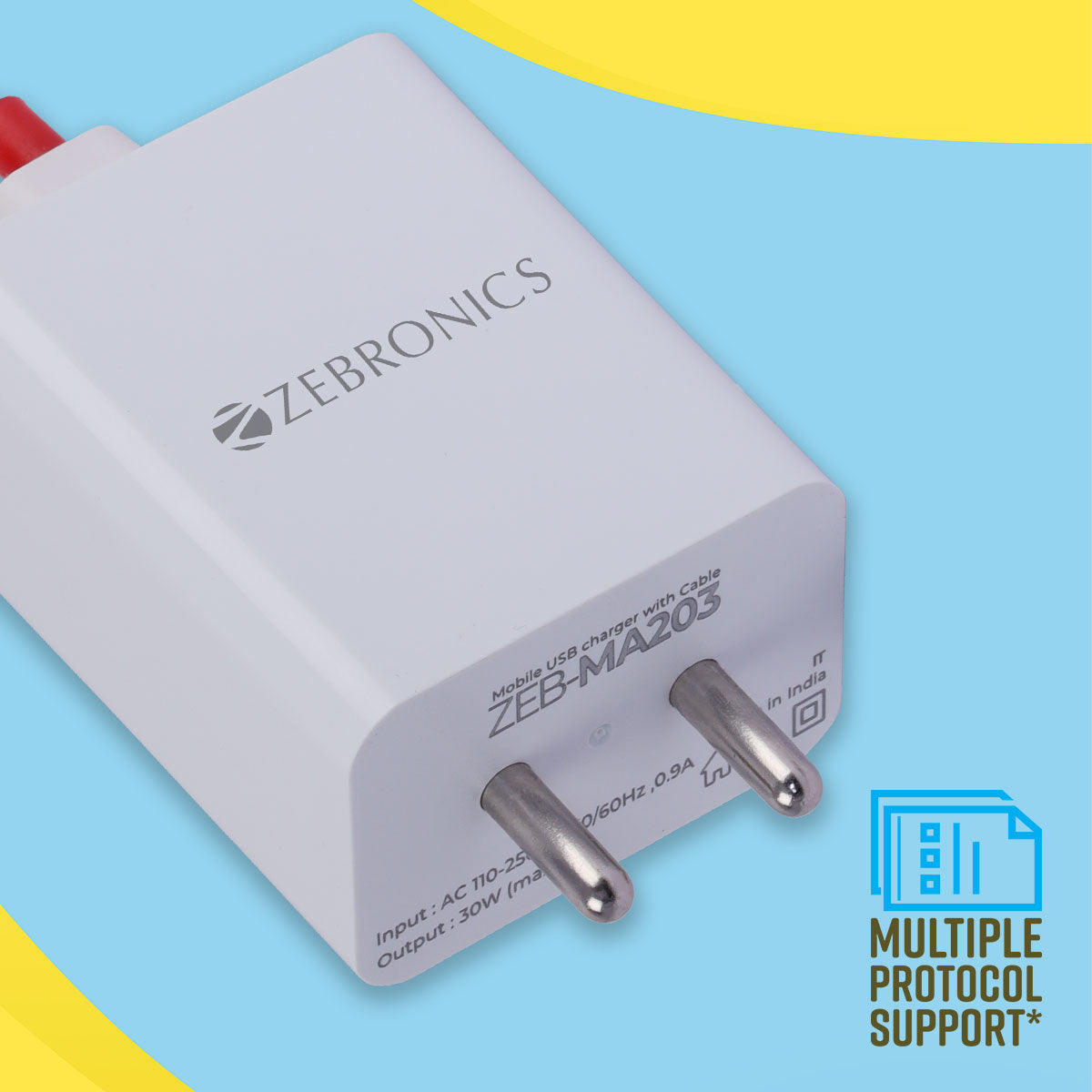 Zeb-MA203 - Mobile USB Charger - Zebronics