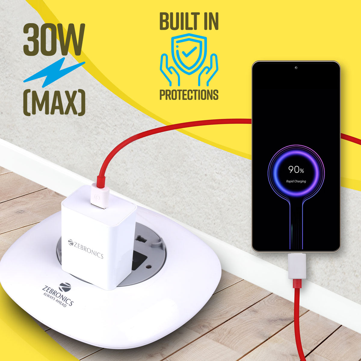 Zeb-MA203 - Mobile USB Charger - Zebronics