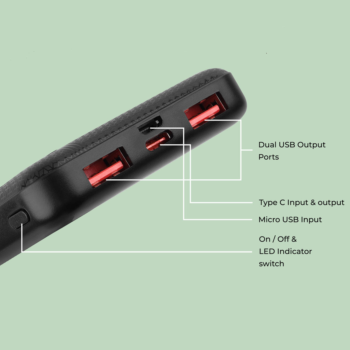 Zeb-MB10000S12- Power Bank - Zebronics