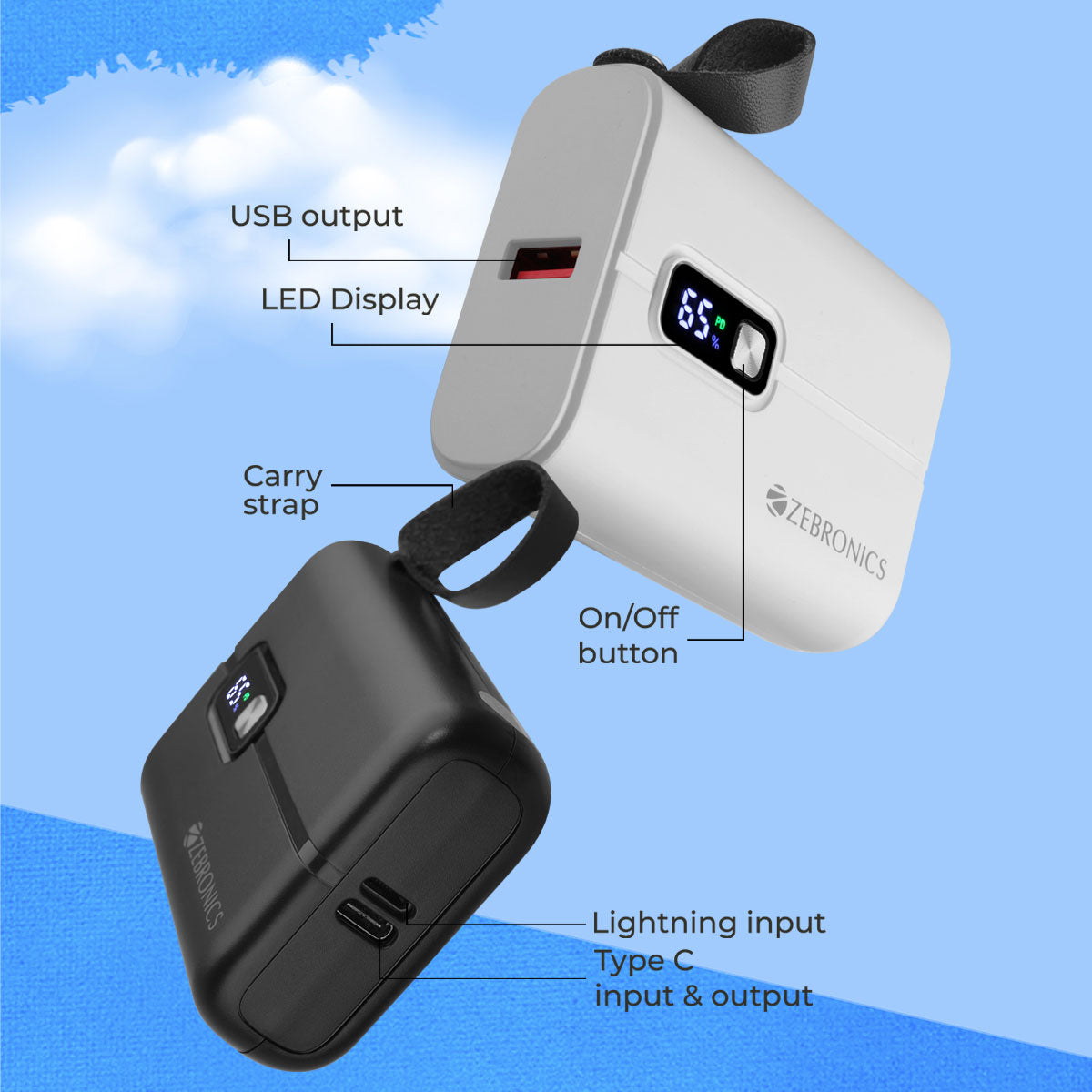 Zeb-MW66 - Power Bank - Zebronics