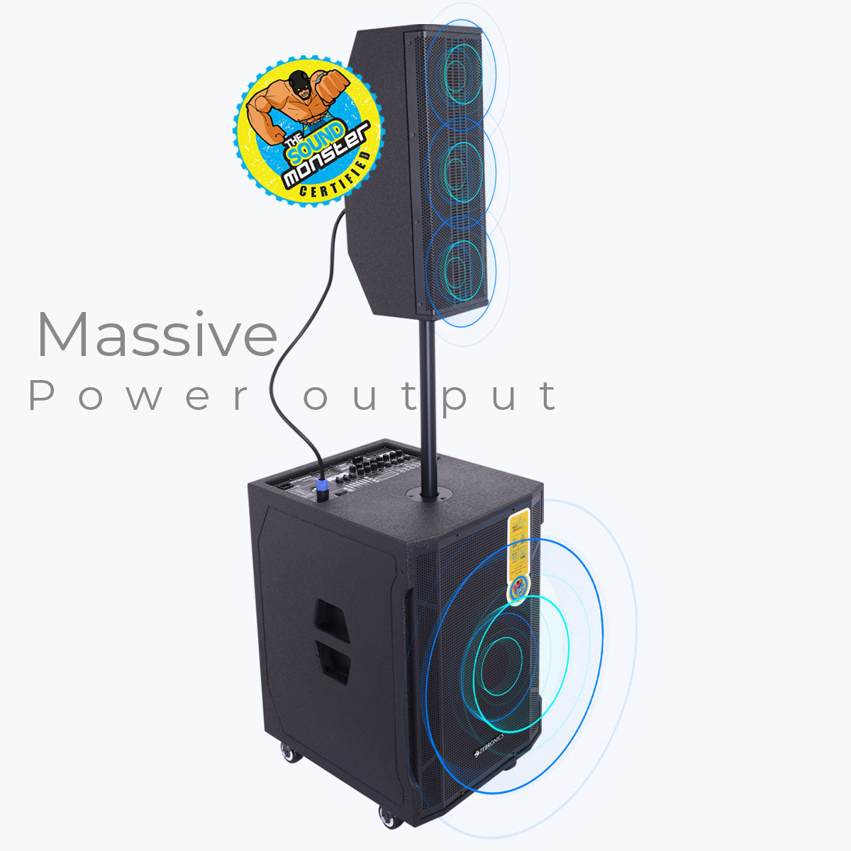 Zebronics Mytho - DJ speaker - Right Side view