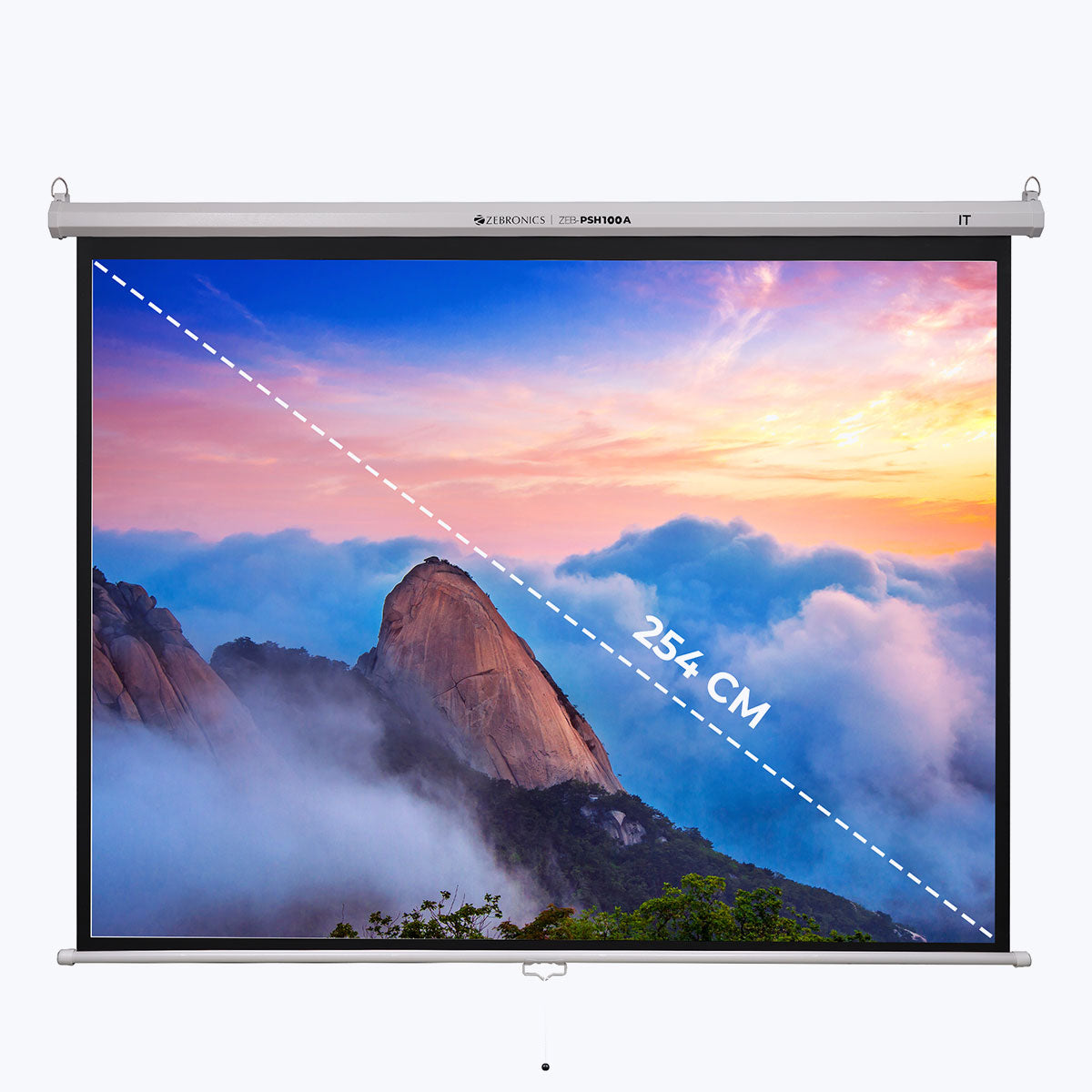 Zeb-PSH100A - Projector Screen - Zebronics