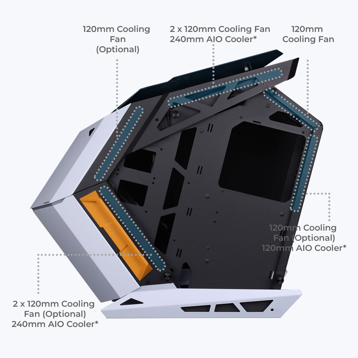 Zeb-Phantom - Premium Gaming Chassis - Zebronics