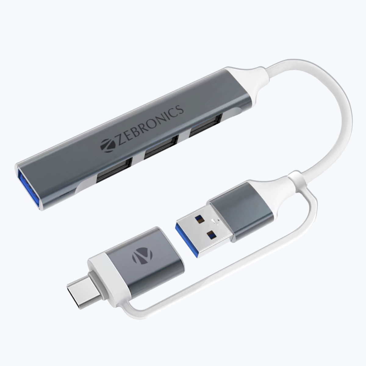 ZEB-TA200UC - USB/Type C Multiport Adapter - Zebronics