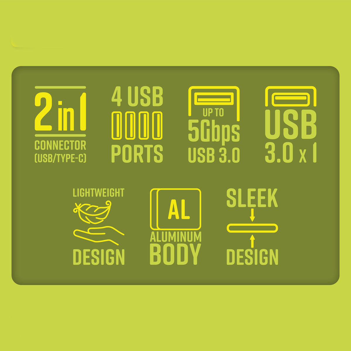 ZEB-TA200UC - USB/Type C Multiport Adapter - Zebronics