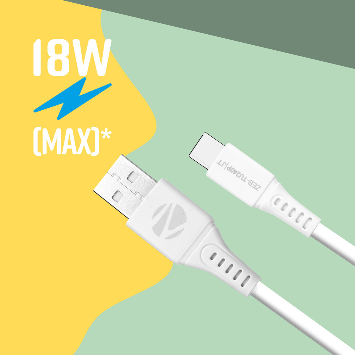 Zeb-TU240P - Type C Cable - Zebronics