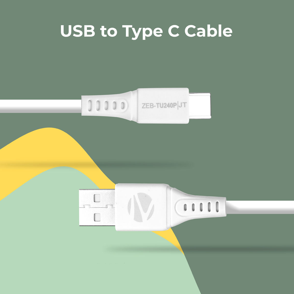 Zeb-TU240P - Type C Cable - Zebronics