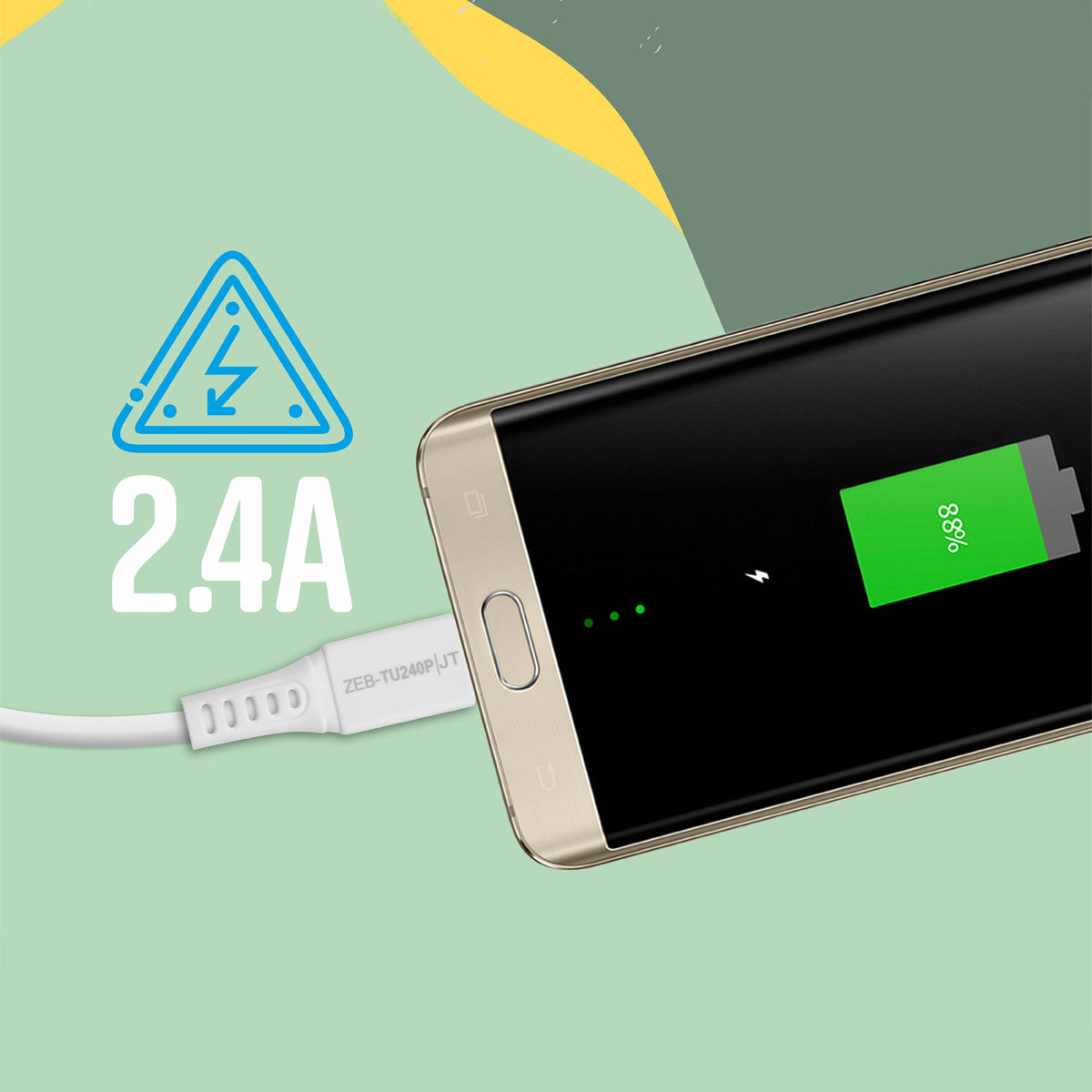 Zeb-TU240P - Type C Cable - Zebronics