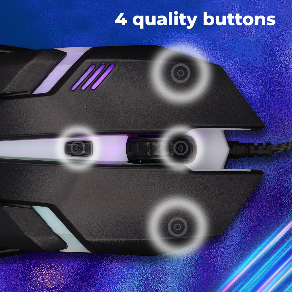 Zeb-UZi - Gaming Mouse - Zebronics