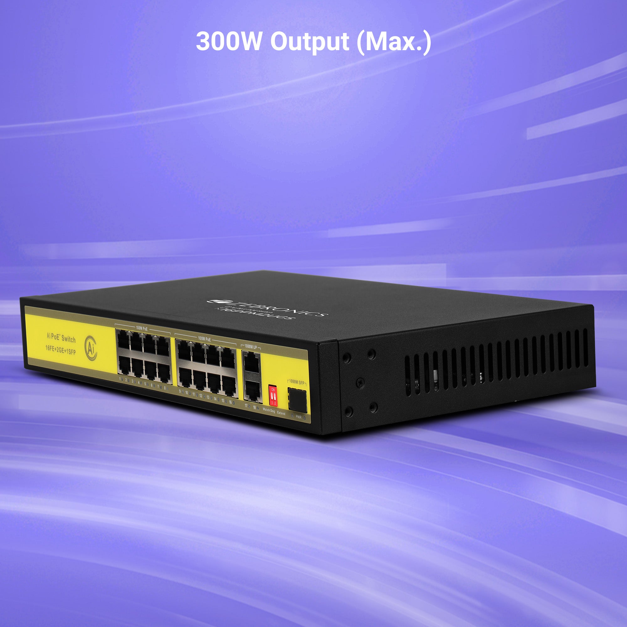 Zeb 16PPM2UGS - 16 Port POE Switch