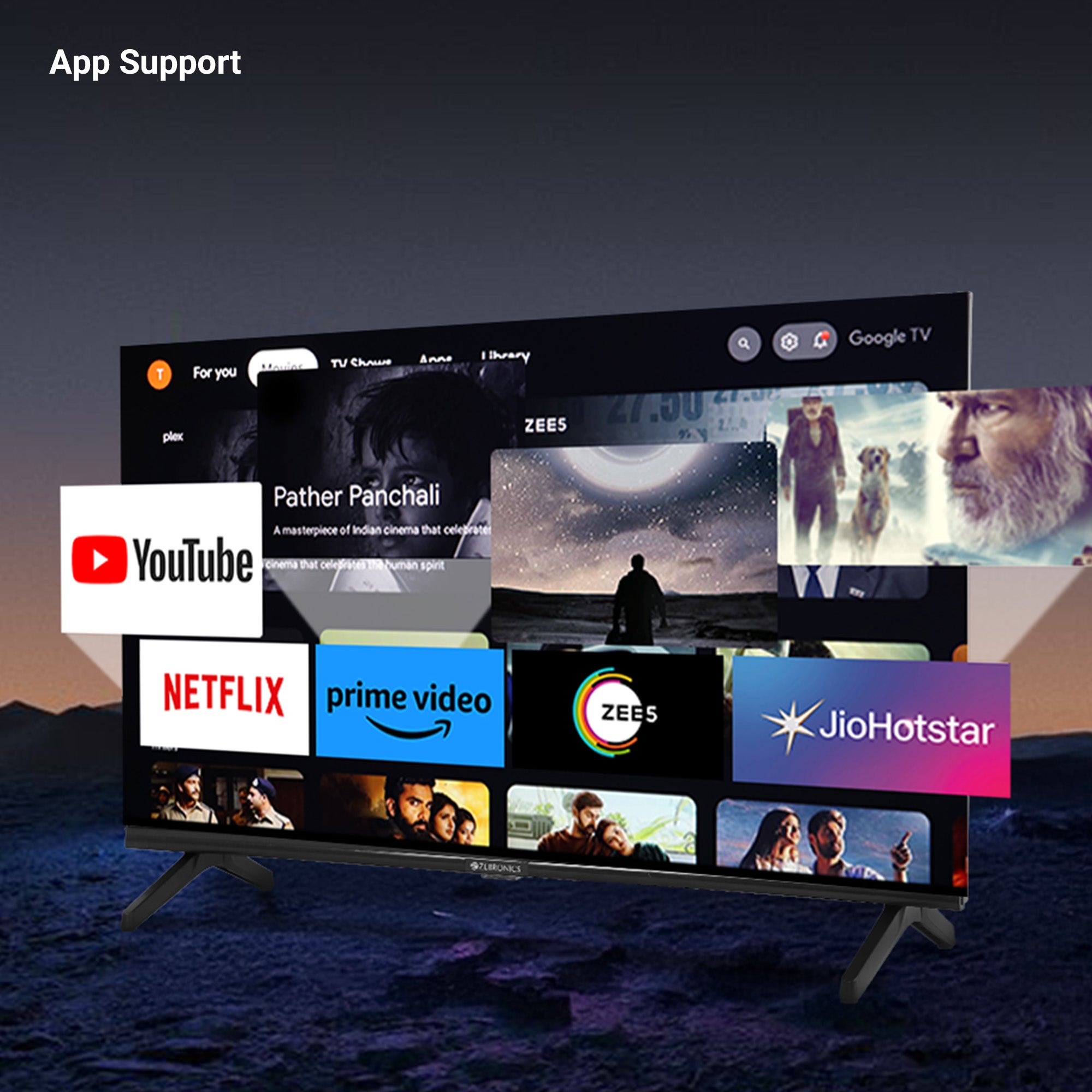 Zebronics - Zeb 32G1 - Smart LED TV