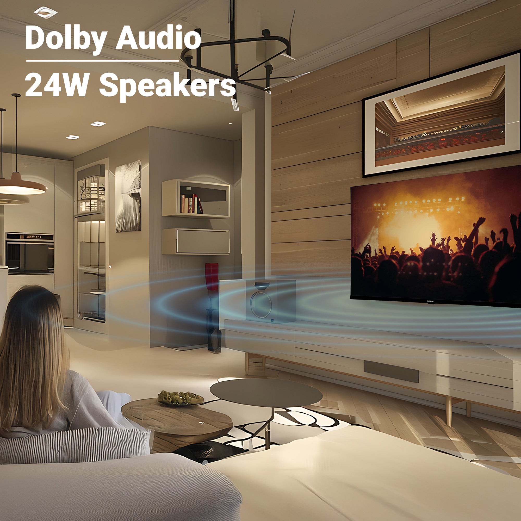 Zebronics - Zeb 43G1 - Smart LED TV - Dolby Audio - 24W Speakers