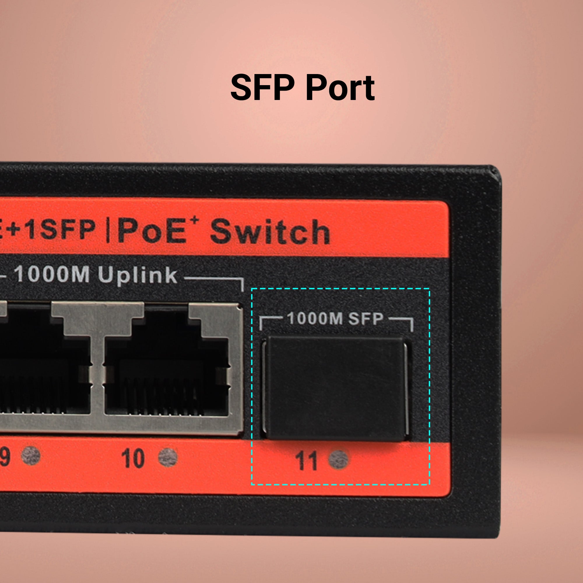 Zeb 8PPG2UGS - 8 Port POE Switch