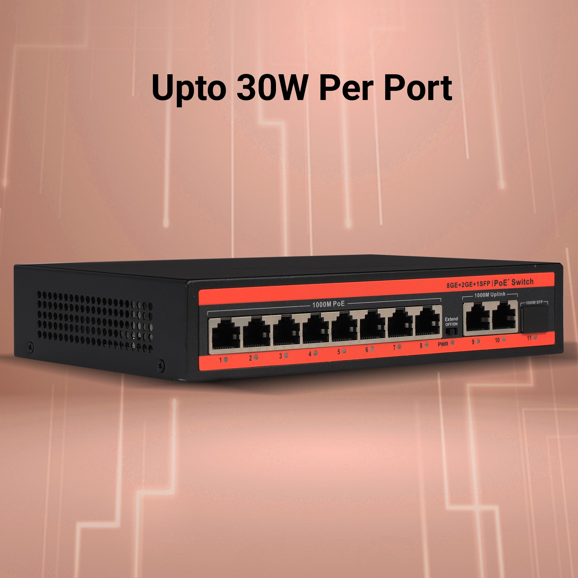 Zeb 8PPG2UGS - 8 Port POE Switch