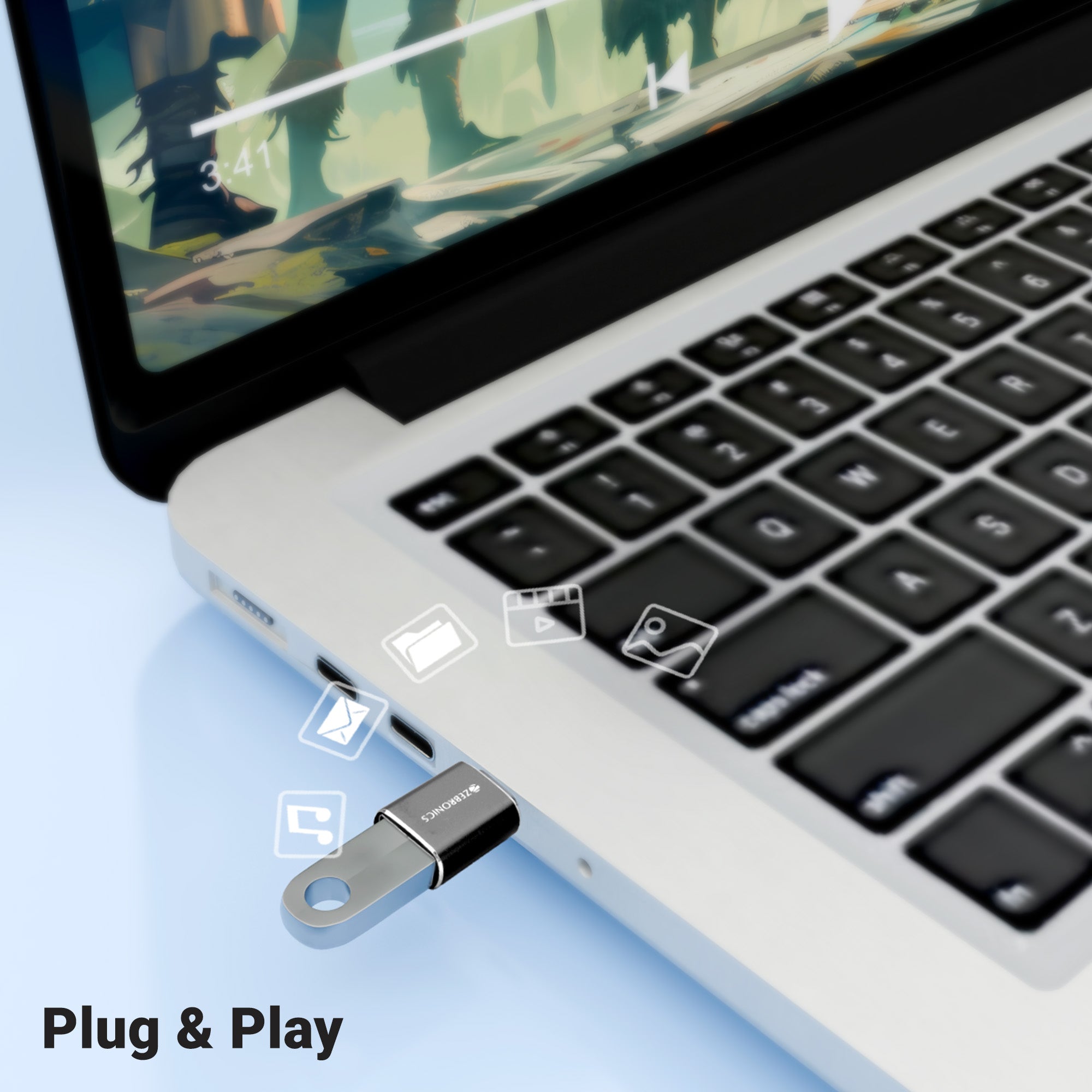 Zeb ATC 1 USB Type A to Type C Converter