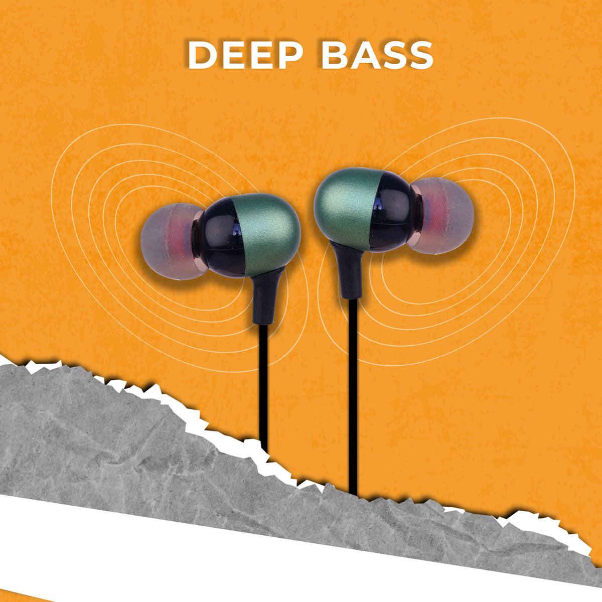 Zebronics aria wired earphones - Deep bass
