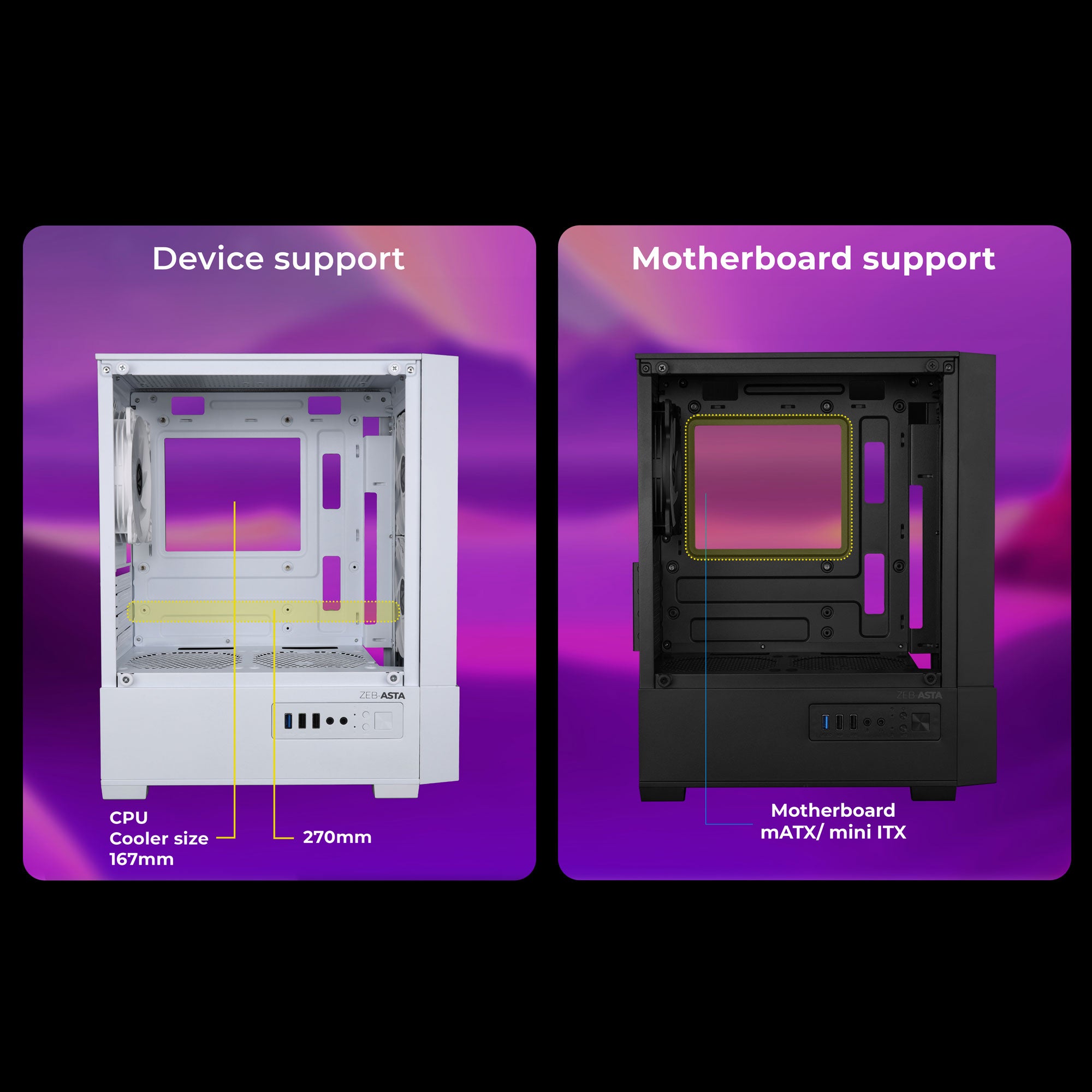 Zeb-Asta- Gaming chassis -Zebronics