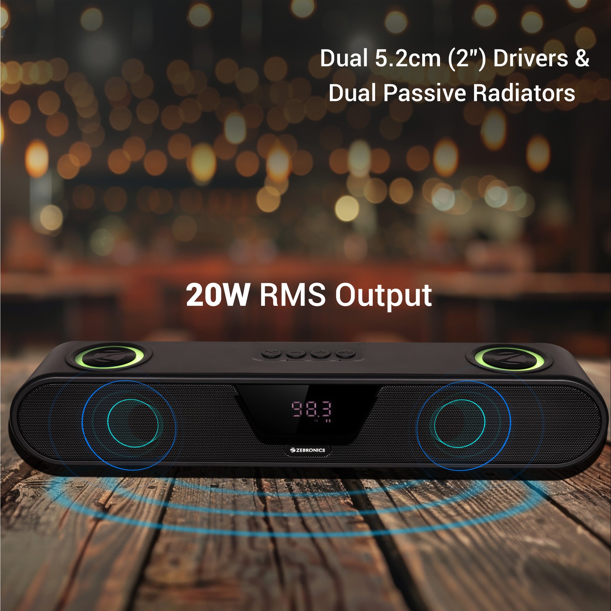 Zebronics astra 40 Wireless speaker - 20W output