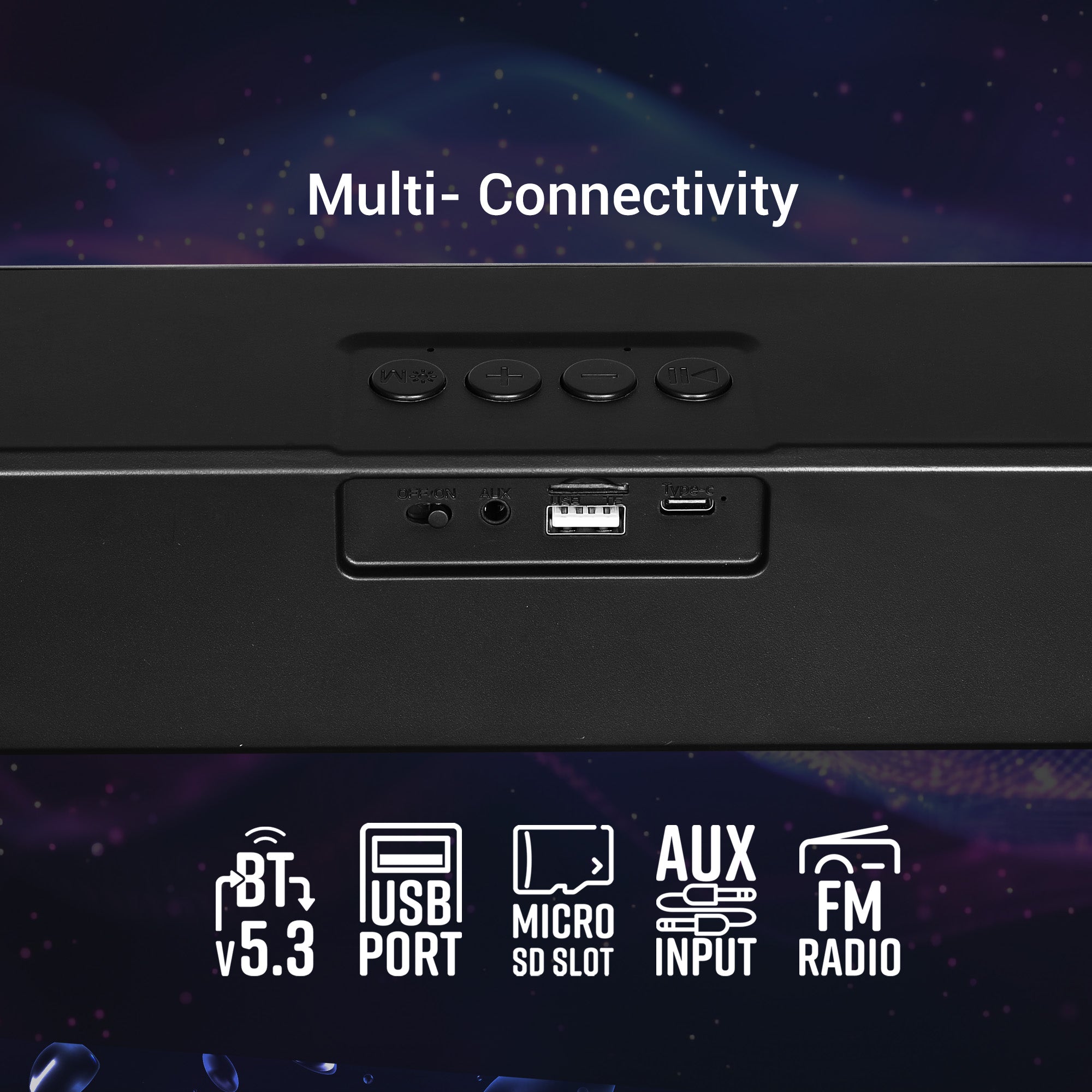 Zebronics astra 40 Wireless speaker - Multifeature list