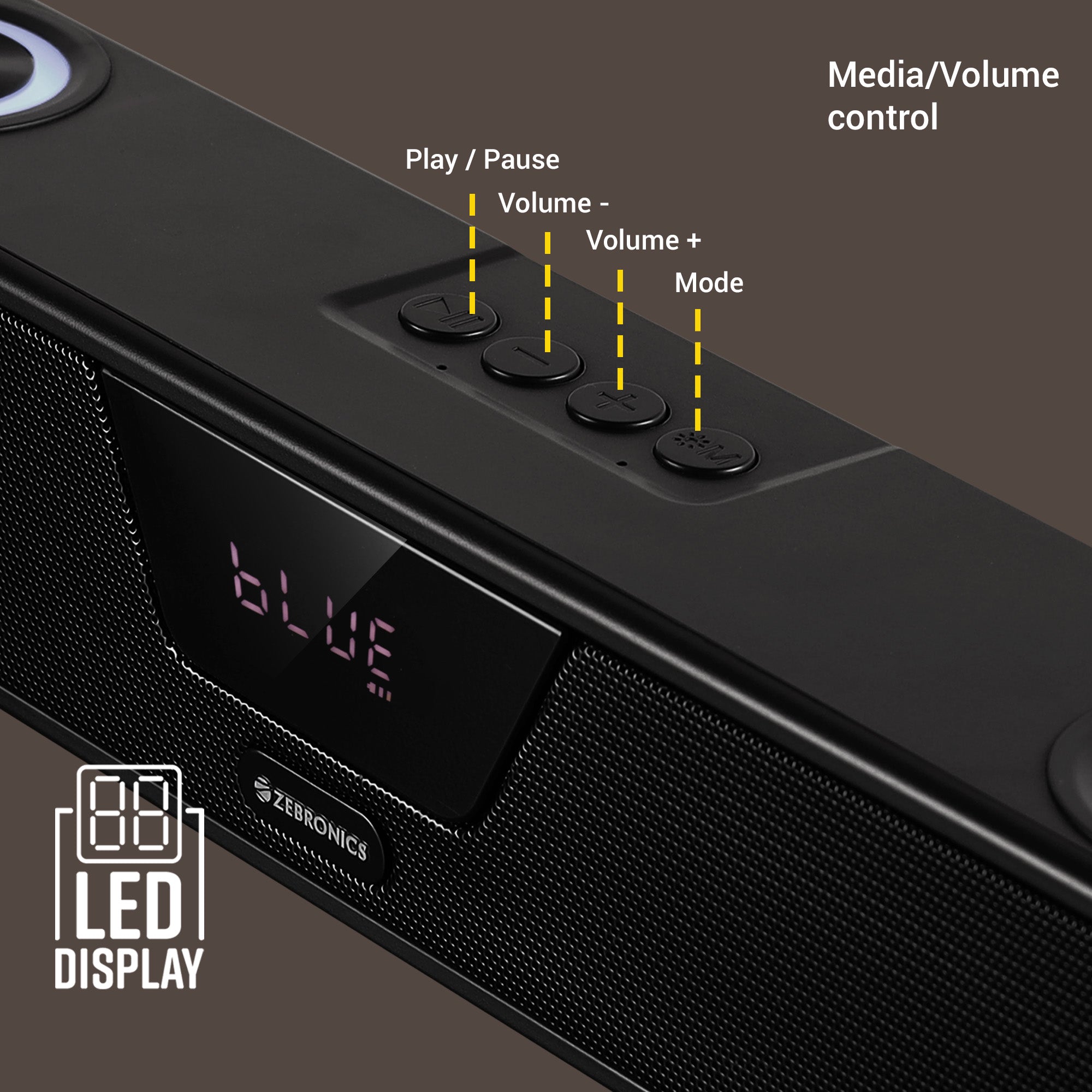 Zebronics astra 40 Wireless speaker - LED display