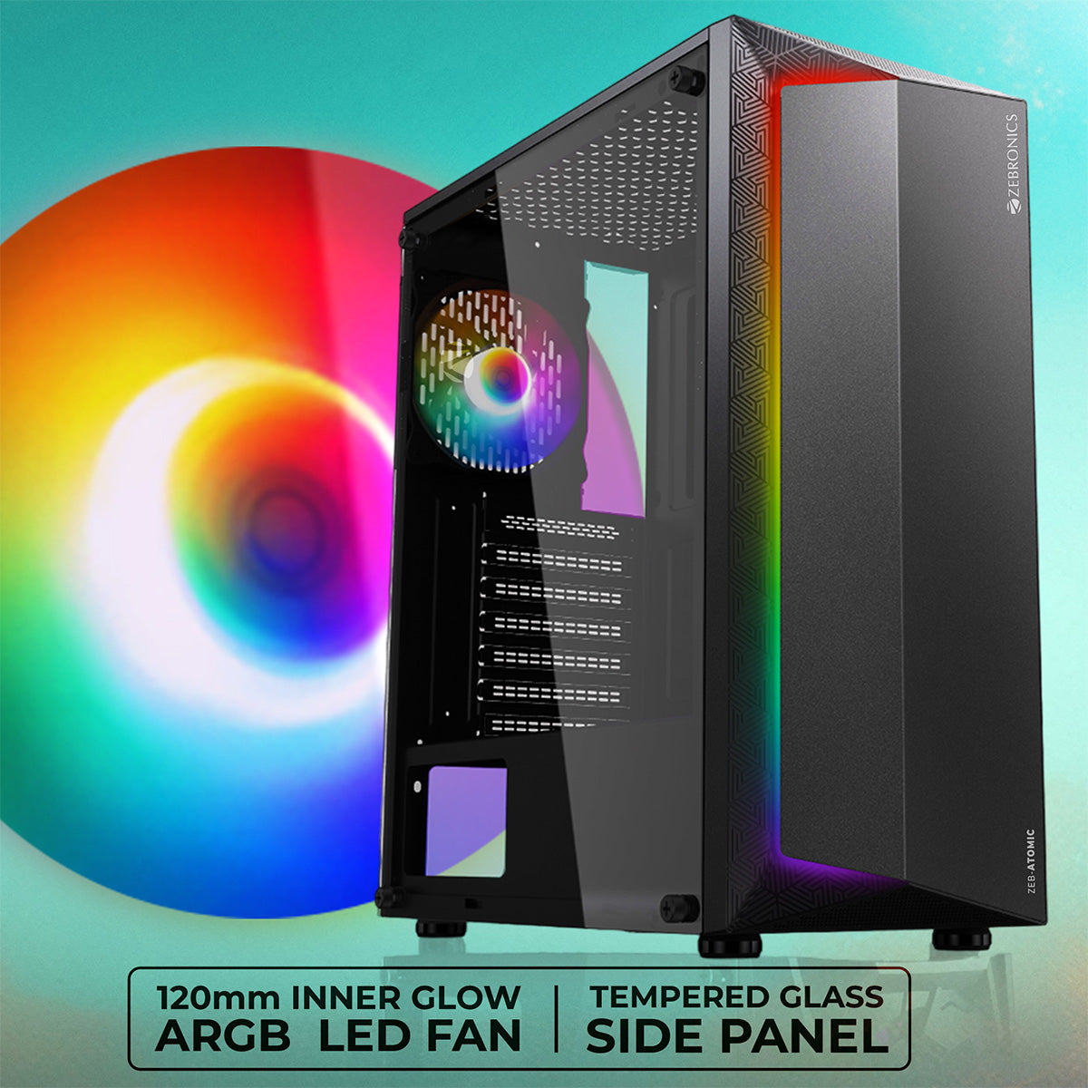 Zeb-Atomic - Gaming Cabinet - Zebronics