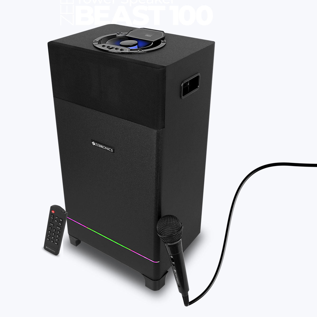 Zebronics Beast 100 - Tower Speaker - Full Product view