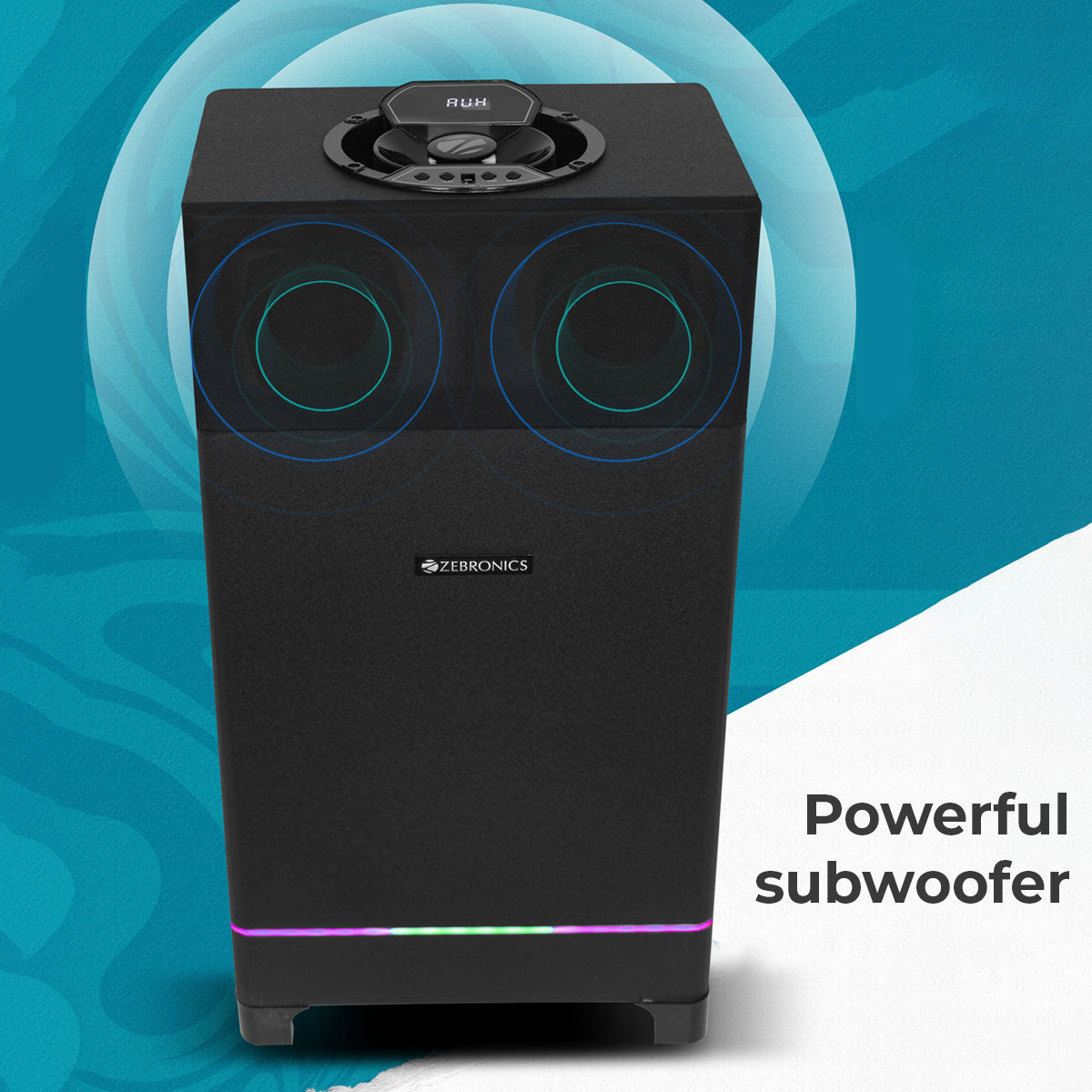 Zebronics Beast 100 - Tower Speaker - Powerful Subwoofer