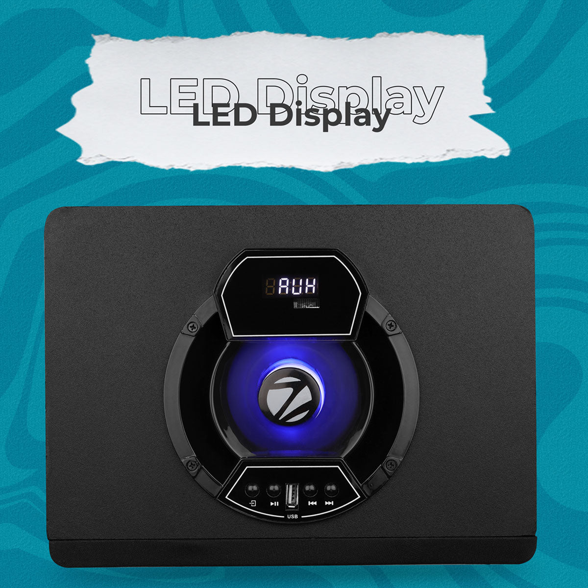 Zebronics Beast 100 - Tower Speaker - LED display