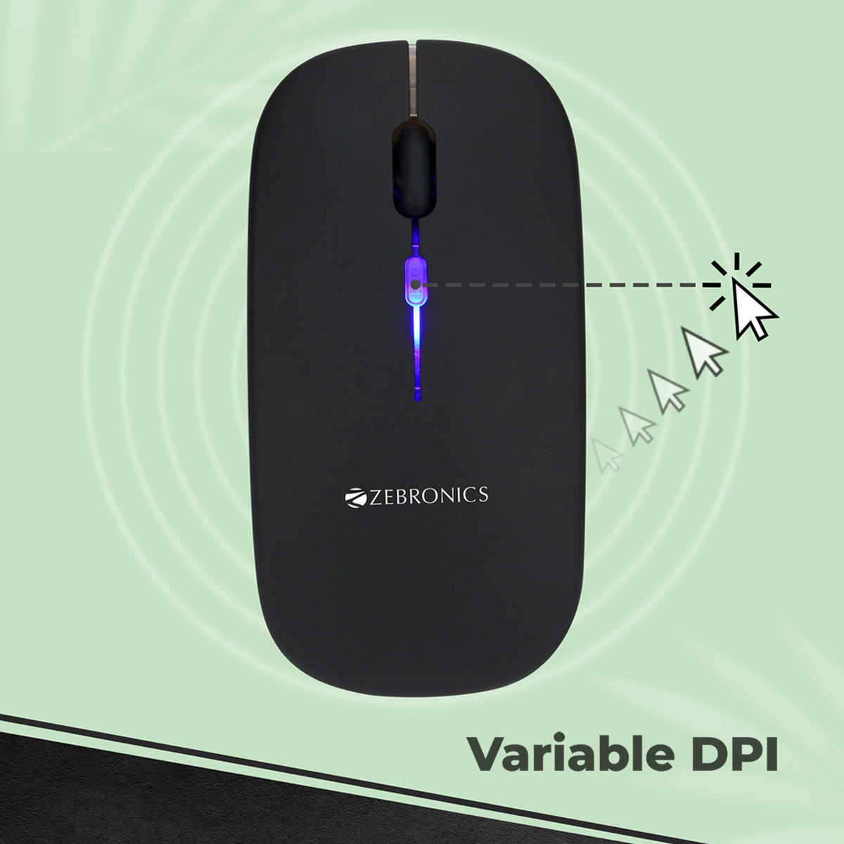 Zeb-Blanc - Wireless Mouse - Zebronics