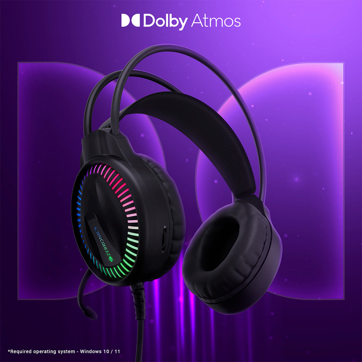 Zeb-Blitz C - Premium Gaming Headphone - Zebronics