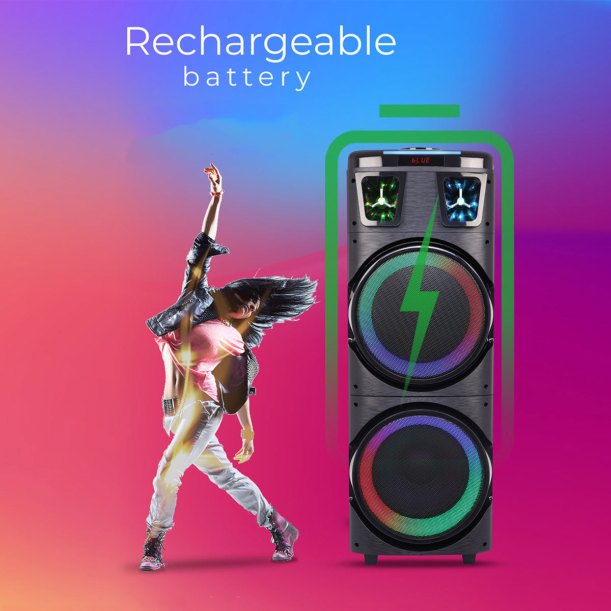 Zebronics buddy Dj speaker rechargeable