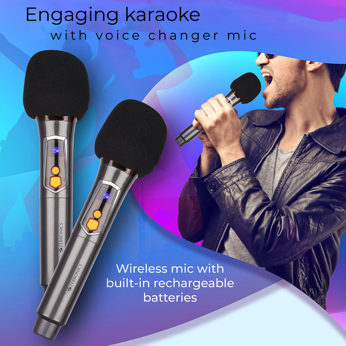 Zebronics buddy Dj speaker karaoke