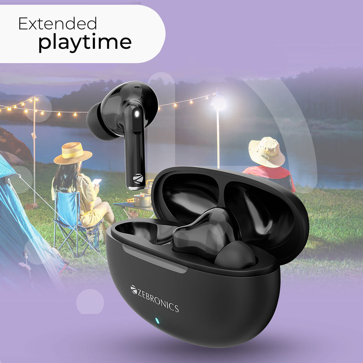 Zebronics Chime Wireless buds - Extended Playtime