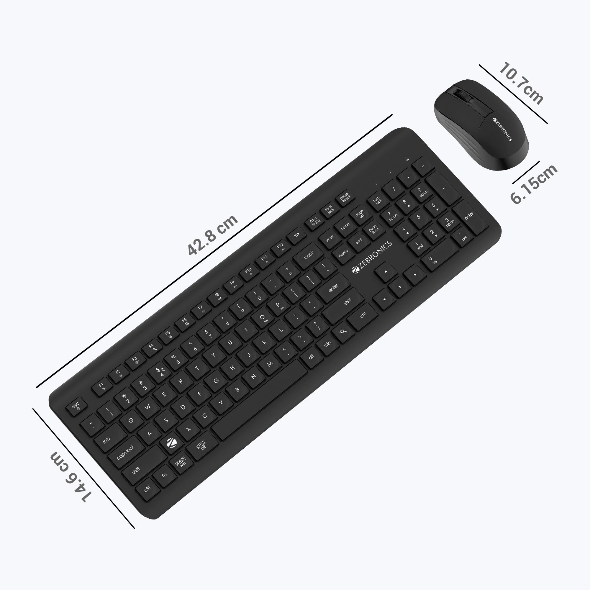 Zebronics - Zeb Companion 203 - Keyboard & Mouse combo - Thumnbnail Pic