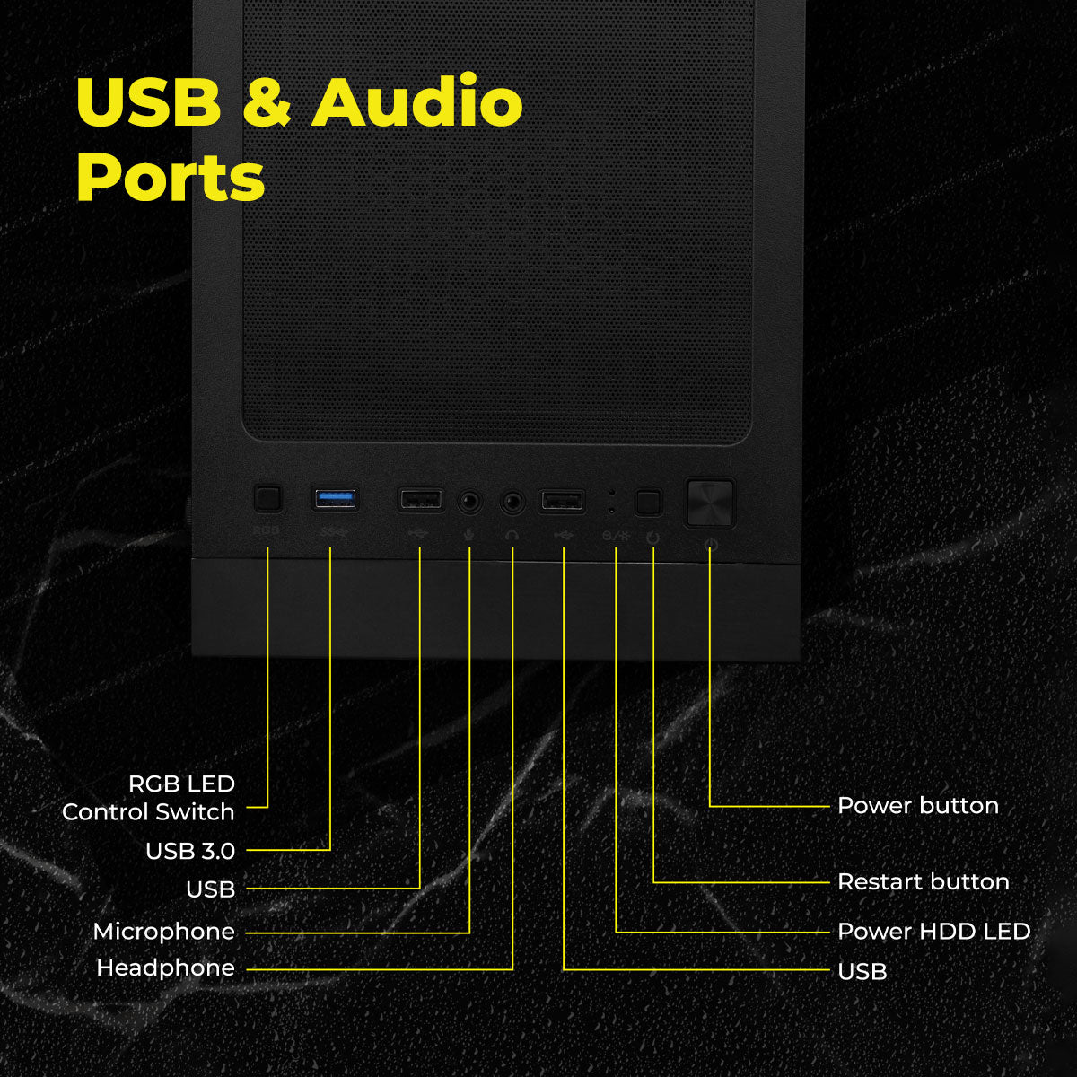 Zebronics Conquer Premium gaming chassis